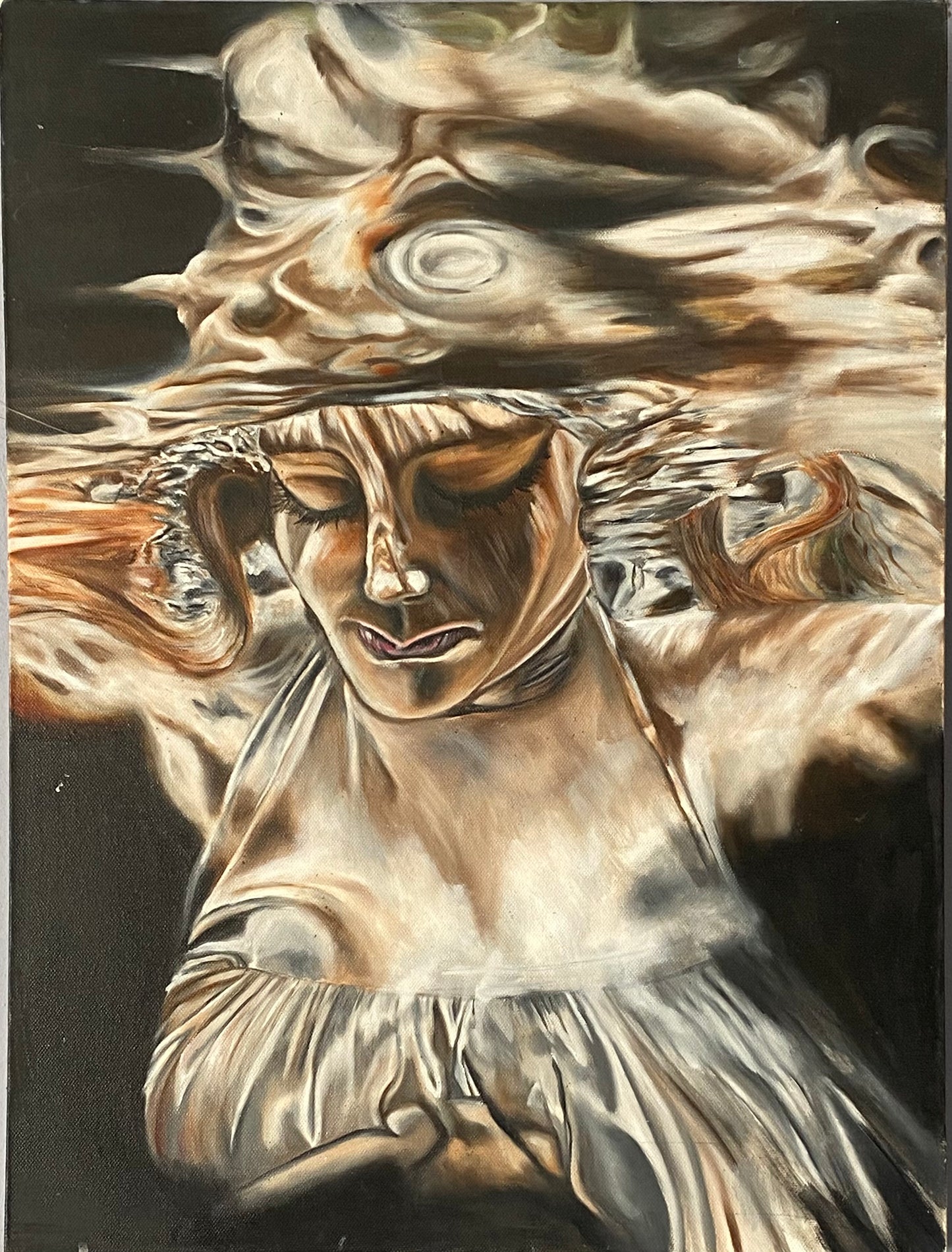 Woman submerged #005